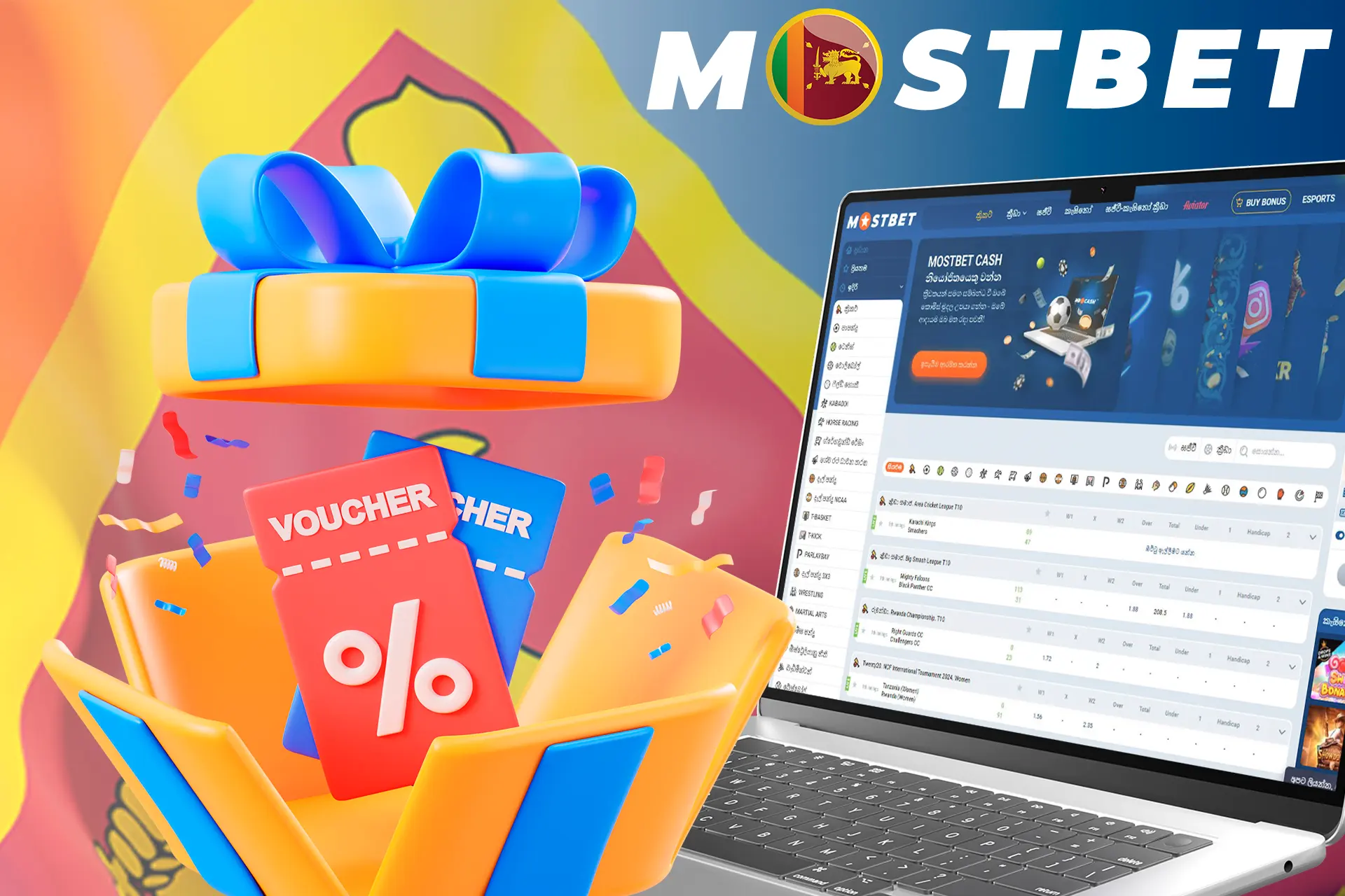 Check out the promotional codes for Mostbet Sri Lanka